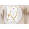 Editable Nurse Graduation White and Gold Invitation Template